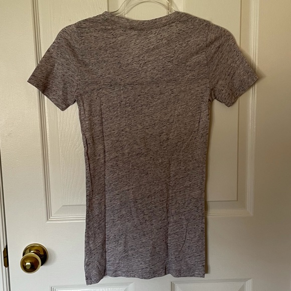 PINK by VS Grey/Pink/Orange Logo V-neck Tee XS - Picture 7 of 8